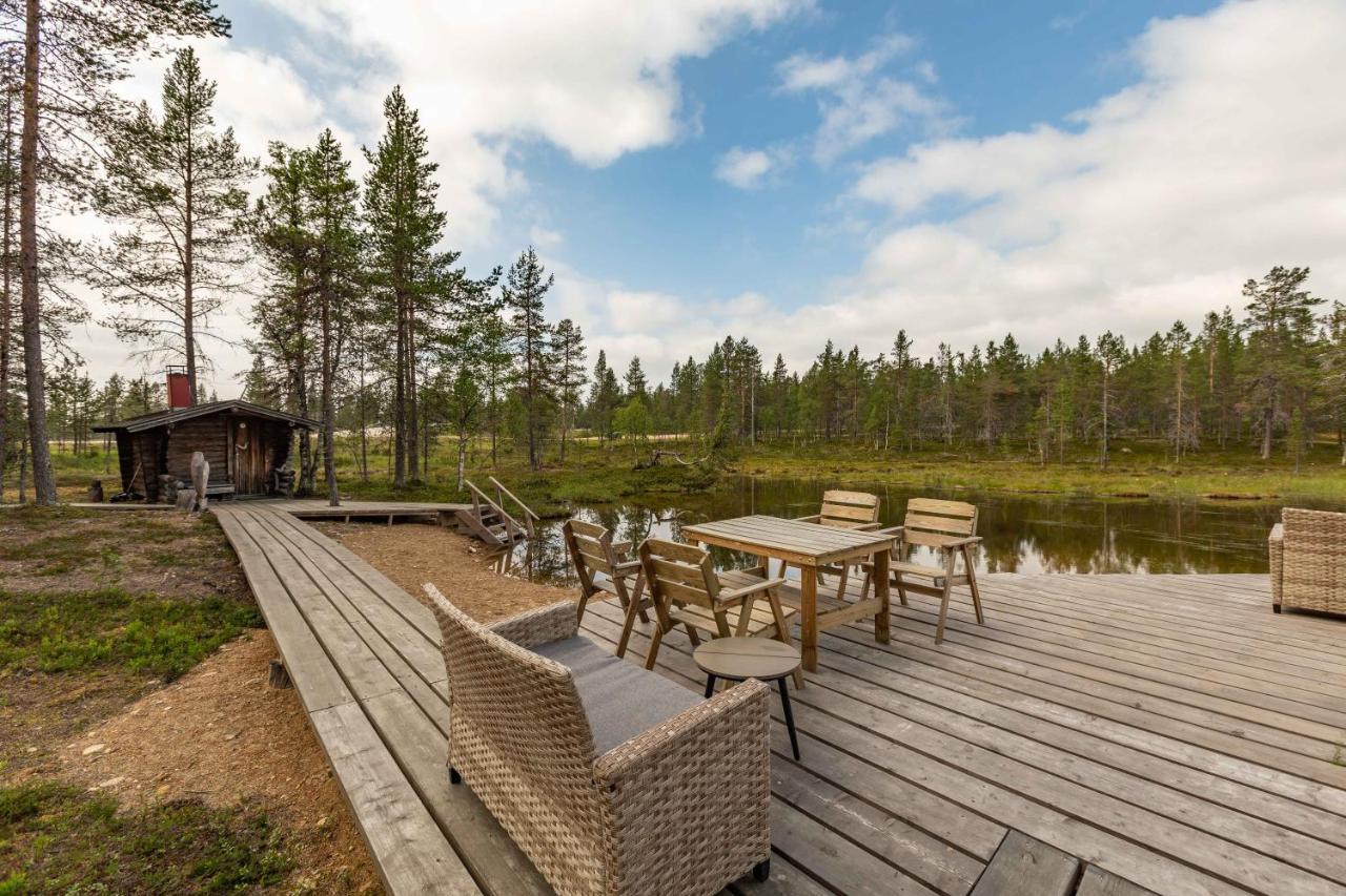 Kuukkeli Log Houses Villa Aurora "Pupula" Saariselkä Exterior foto