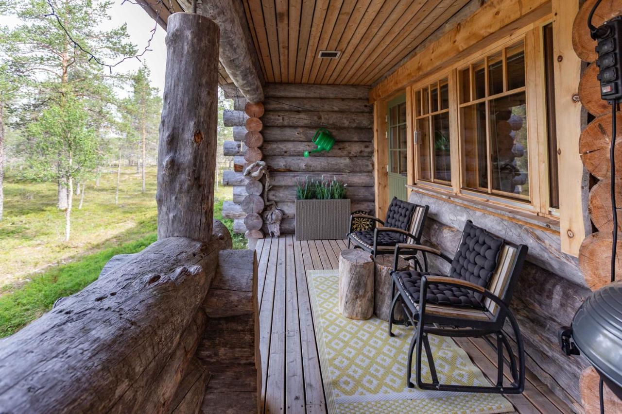 Kuukkeli Log Houses Villa Aurora "Pupula" Saariselkä Exterior foto