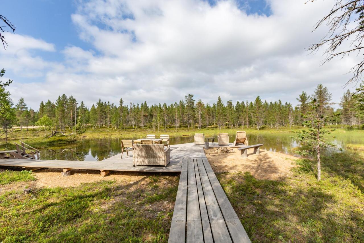 Kuukkeli Log Houses Villa Aurora "Pupula" Saariselkä Exterior foto