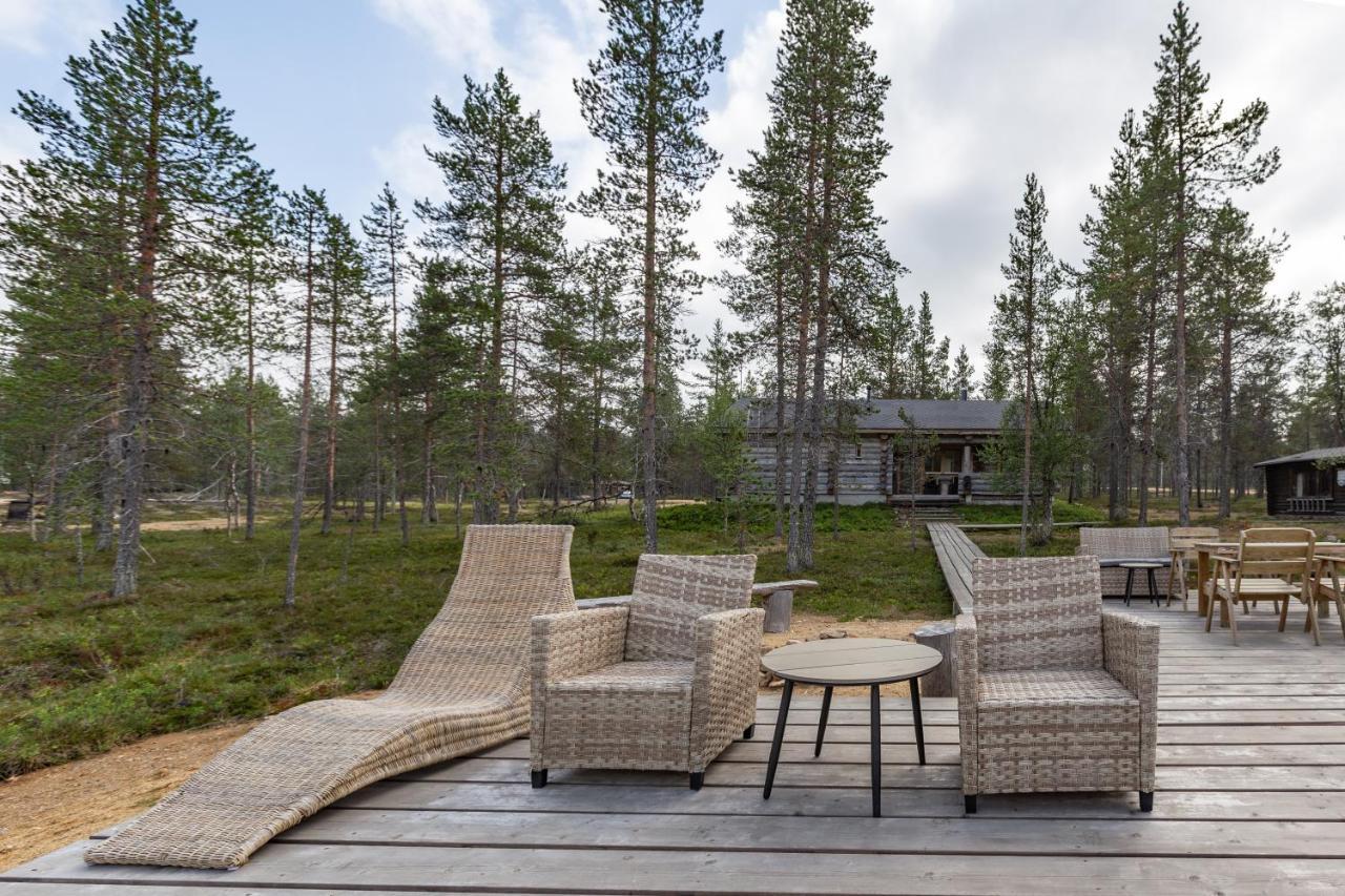 Kuukkeli Log Houses Villa Aurora "Pupula" Saariselkä Exterior foto