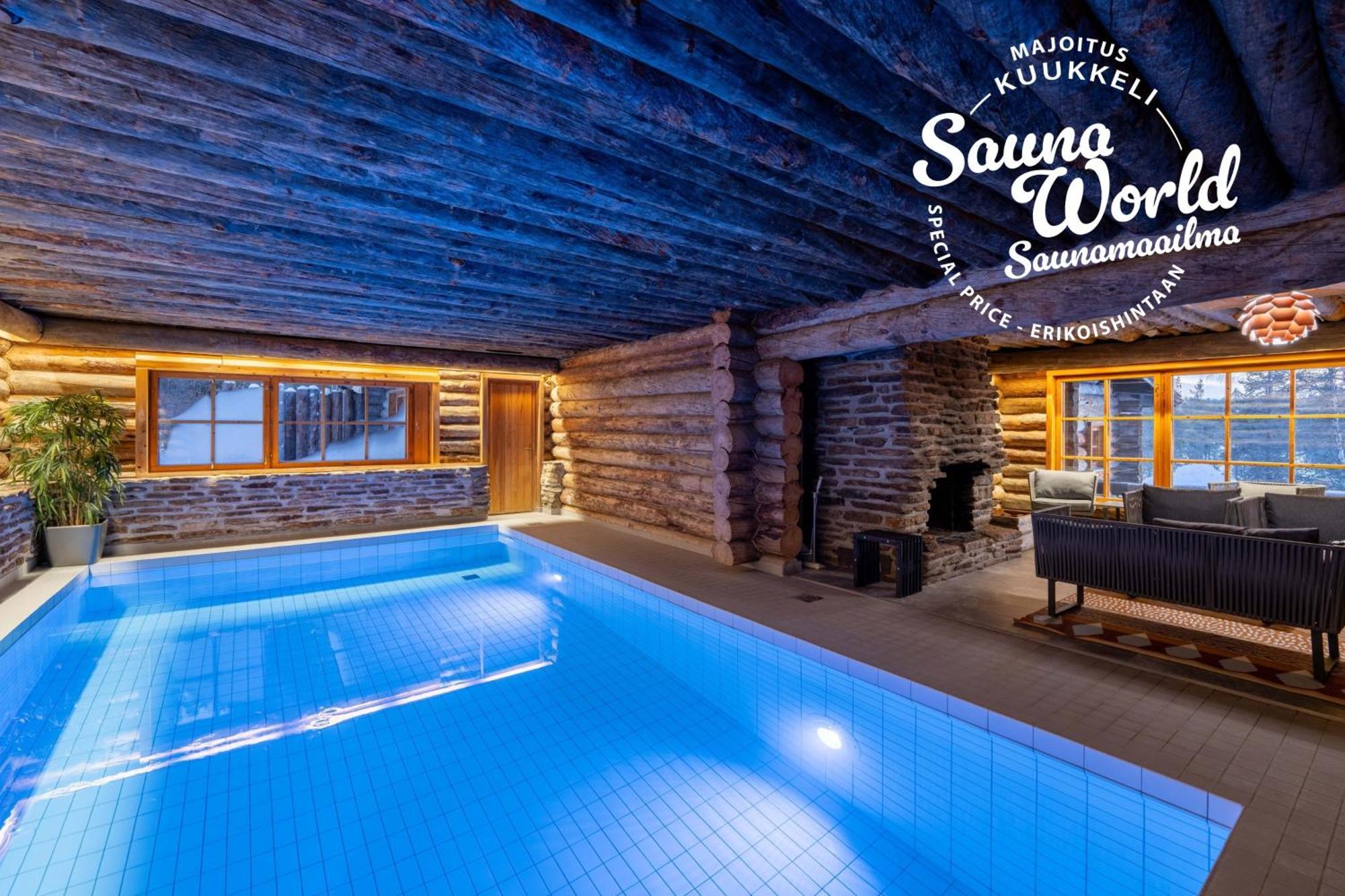 Kuukkeli Log Houses Villa Aurora "Pupula" Saariselkä Exterior foto