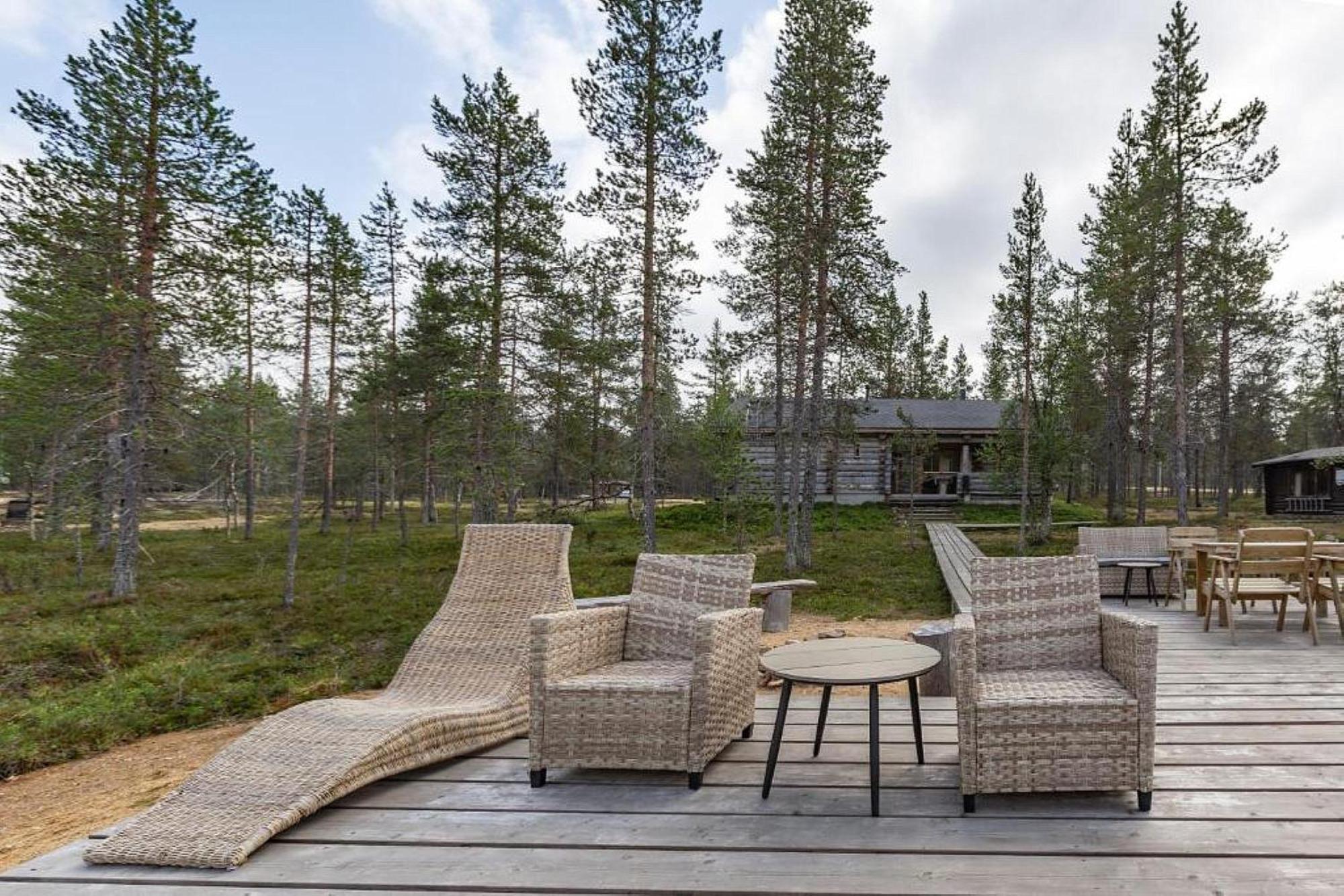 Kuukkeli Log Houses Villa Aurora "Pupula" Saariselkä Exterior foto
