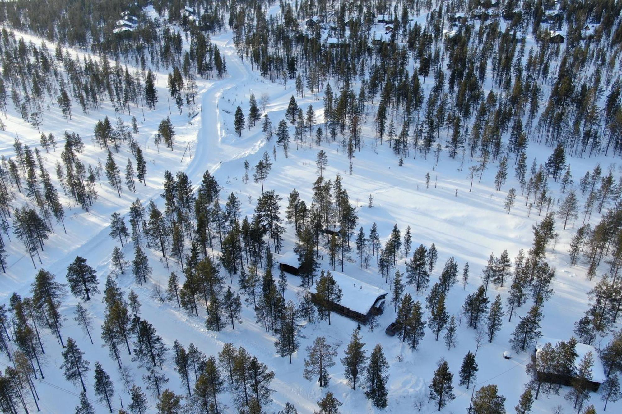 Kuukkeli Log Houses Villa Aurora "Pupula" Saariselkä Exterior foto